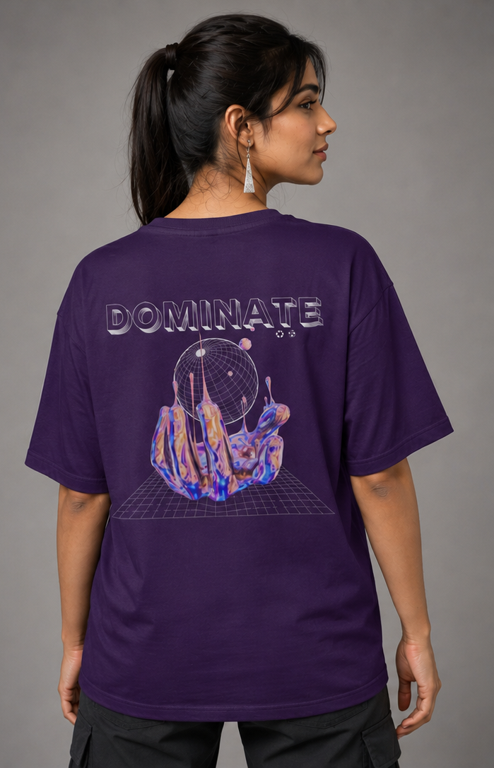 SIVO DOMINATE OVERSIZED TEE 200 GSM oversized graphic T-shirt thumbnail 3